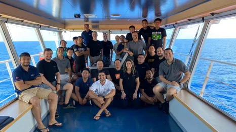 The crew on Dan Sabia says yes to community