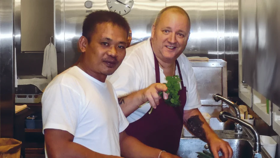 Granddad Chef spreads welfare from the galley